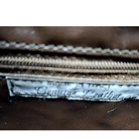 Vintage Handmade Leather Handbag - Artisans of Florence NOS NWT - Picture 7 of 11